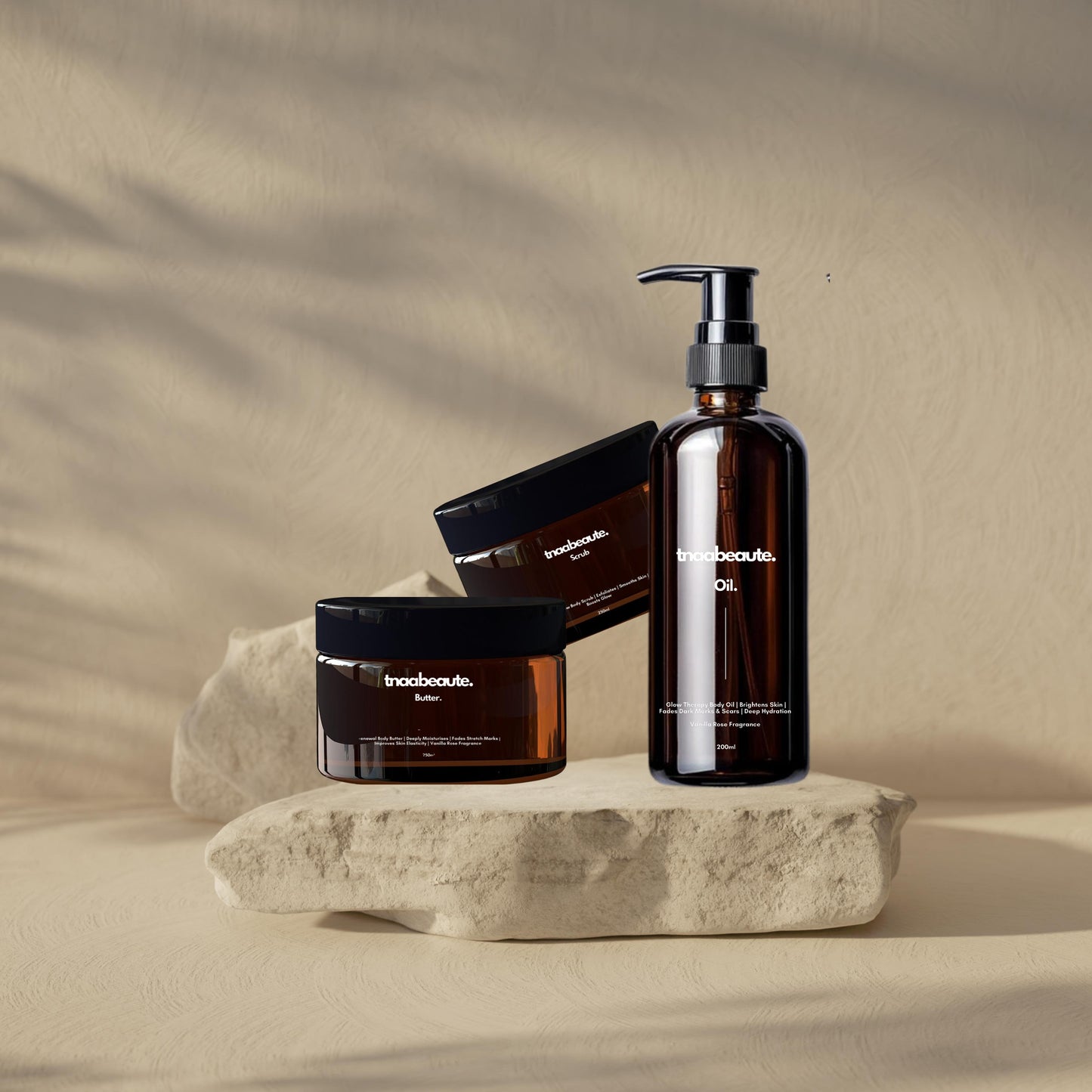 Body Care Trio: Oil, Scrub & Butter